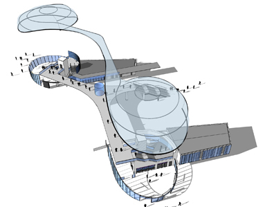 Bahnstation von Grimshaw in Newport