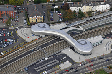 Bahnstation von Grimshaw in Newport