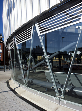 Bahnstation von Grimshaw in Newport