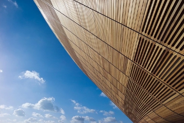 London 2012, Olympische Sommerspiele 2012, Hopkins Architects, Velodrom, Radsporthalle