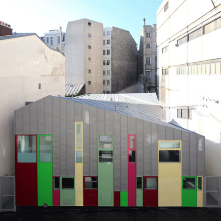 Paris, Crche, Sacr Cur, BP Architectures, Rue Pierre Picard, Montmarte, Kindergarten
