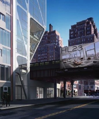 High Line Park, New York, Chelsea, High Line 23 HL23, Neil Denari, Thomas Juul-Hansen, Manhattan