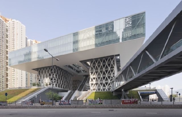 Hong Kong Design Institute, CAAU Coldefy Associs Architectes & Urbanistes, Thomas Coldefy, Isabel Van Haute, Hong Kong, Tiu Keng Leng, Tseung Kwan O