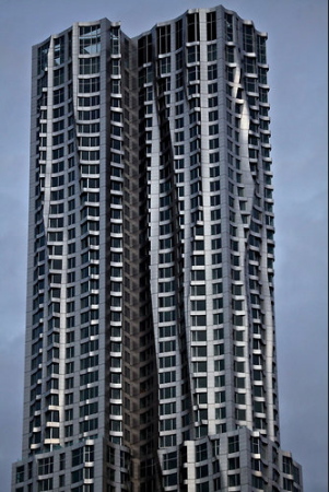 New York, Frank Gehry, Spruce Street, Beekman, Hochhaus, Skyscraper, Wolkenkratzer, Lower, Manhattan, Ourousoff, Apartment